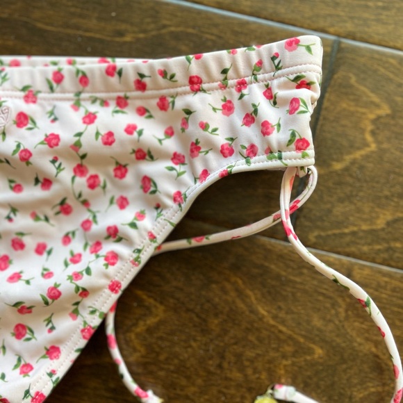 NWT Y2K BILLABONG PINK ROSEBUD BIKINI SIZE LARGE - Picture 8 of 11